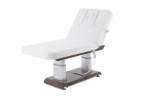 Массажный стол электричеcкий MED-MOS ММКМ-2 (КО-159Д) белый/коричневый
