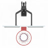 Баскетбольная стойка стационарная UNIX Line B-Stand-TG 54"x32" R45 H230-305 см
